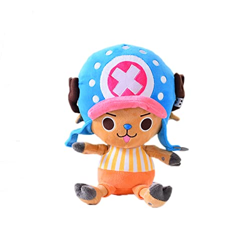 ALORVE Plush Figure Toys Plush Toy Tony Tony Chopper Anime Stuffed Plush Doll 11.7 Inches(Blue) - Blue