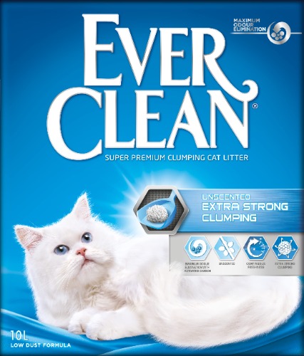Ever Clean Extra Strong Clumping kattsand, 10 l, oparfymerad