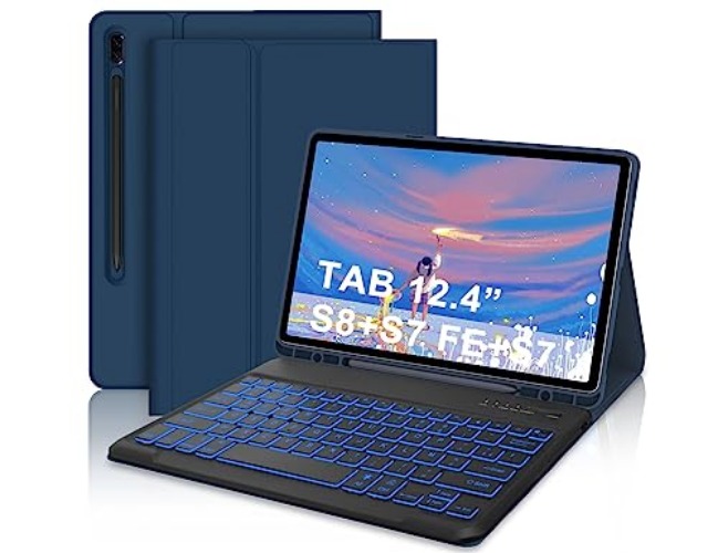 Bluetooth keyboard case for Galaxy Tab S7FE