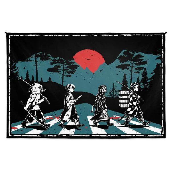 Anime Tapestry Wall Hanging Wall Décor for Dorm Bedroom Home Décor 40''x60'' - D-1 40''x60''