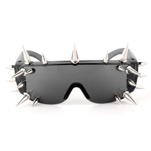 Gothic Metal Rivet Sunglasses - 1