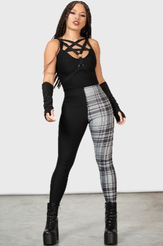 Heartbreaker Leggings | XXL / Black / 69% Viscose 27% Polyester 4% Elastane