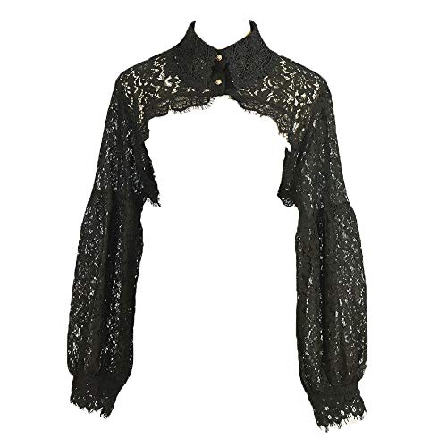 Elegtiskas Detachable Dickey Blouse False Half Shirt Blouse Crop Top - S-L - A-black