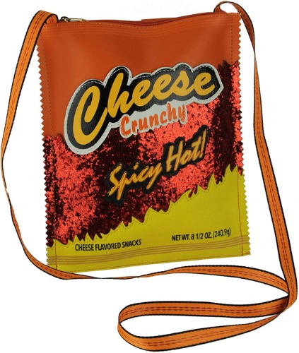 Cheese Crunch Crossbody Bag in Vinyl - Multi