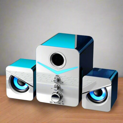 Dragon Bluetooth Tri Speakers System - WHITE