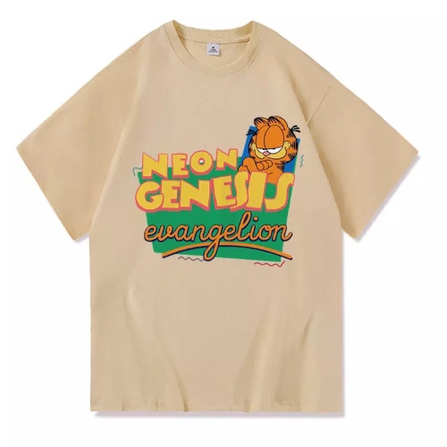 Neon genesis evangeliën Garfield T-shirt