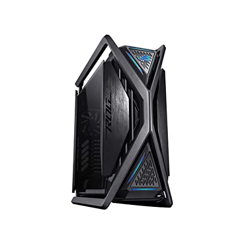 ASUS ROG Hyperion GR701 EATX Full-Tower Computer case with semi-Open Structure, Tool-Free Side Panels, Supports up to 2 x 420mm radiators, Built-in Graphics Card Holder,2X Front Panel Type-C - Chassis - GR701/BK/PWM FAN//