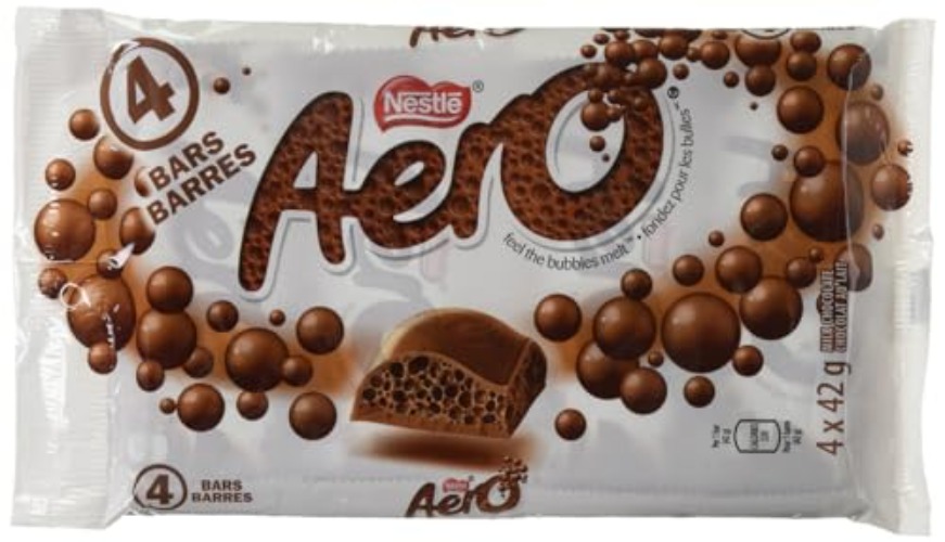Nestlé AERO Multipack Candy Coated Chocolates, 4 x 42 g