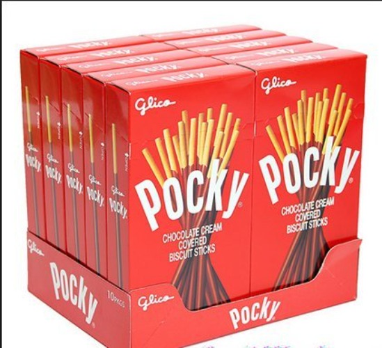 Pocky Chocolate Cream Covered Biscuit Stick, 1.37 Oz (Pack of 10)