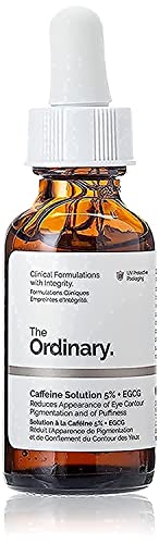The Ordinary Caffeine Solution 5% + EGCG (30ml): Reduces Appearance of Eye Contour Pigmentation and Puffiness - Premium pack - 1.01 Fl Oz (Pack of 1)