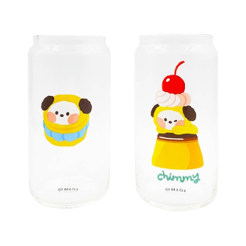 BT21 CHIMMY Glass Cup Set | Default Title