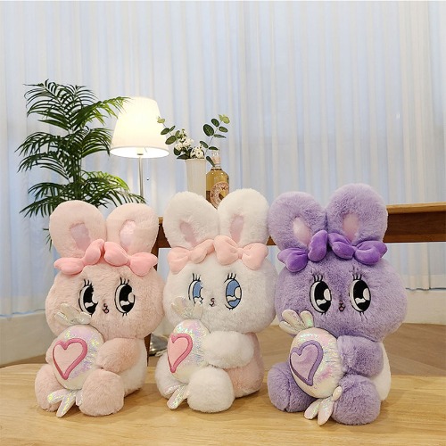 Esther Bunny - 25cm Bunny Candy Plush Doll | Pink
