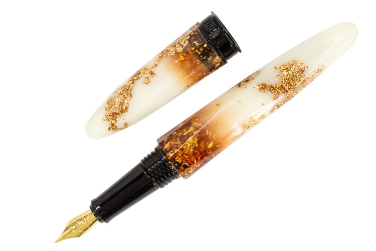 BENU Briolette Fountain Pen - Luminous Amber | Broad