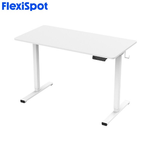 Deskey E150 Essential Plus Standing Desk Electric Sit Stand Desk with 48 x 24 Inches Desktop with Ergonomic Memory Controller and USB Charge Port