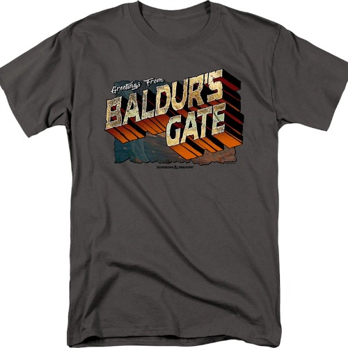 Greetings From Baldur's Gate Dungeons & Dragons T-Shirt | L