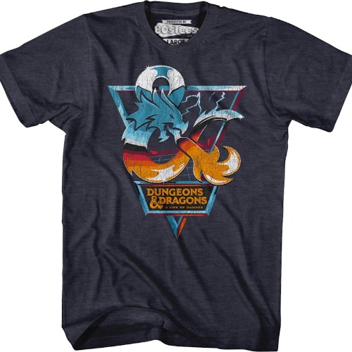 Retro Logo Dungeons & Dragons T-Shirt | L