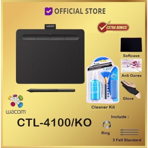 Wacom Intuos CTL4100 with Bonus| Tokopedia