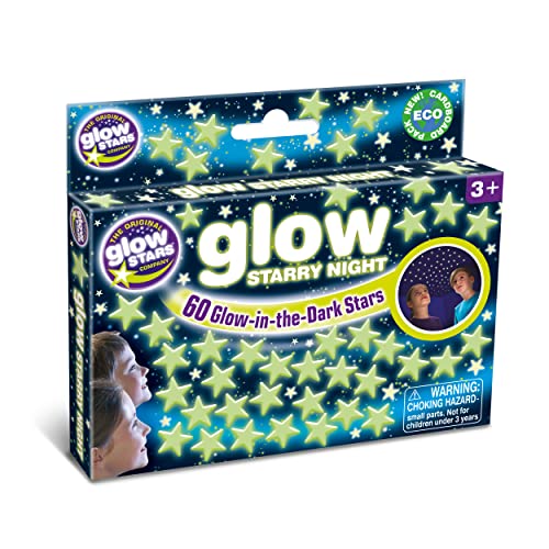 The Original Glowstars Company Cosmic Glow-in-the-dark Starry Night, Bedroom Decorations - Starry Night