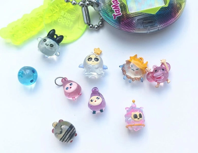 Handmade Tamagotchi Teeny Character Charms for Uni, Connection, and More