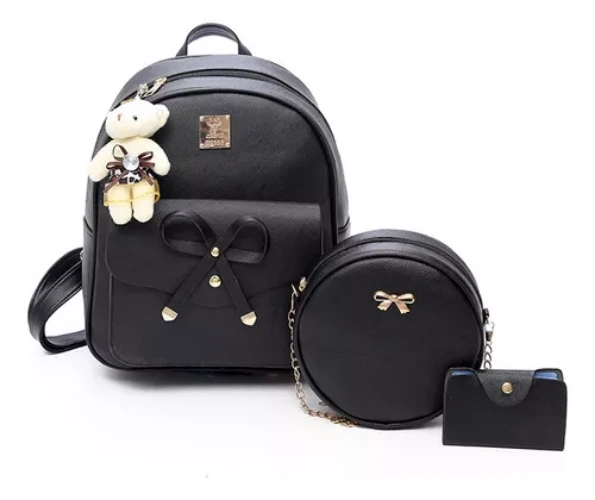 Mochila De Mujer Mochila De Moda De Tres Piezas