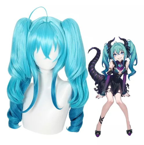 Peluca Para Cosplay De Hatsune Miku
