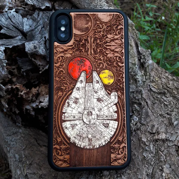 Star War iPhone 14 13 12 11 Xs Pro Max Case Wood, Star Wars iPhone Unique Phone Case, Samsung Galaxy S22 S21 Plus, Note 20 10