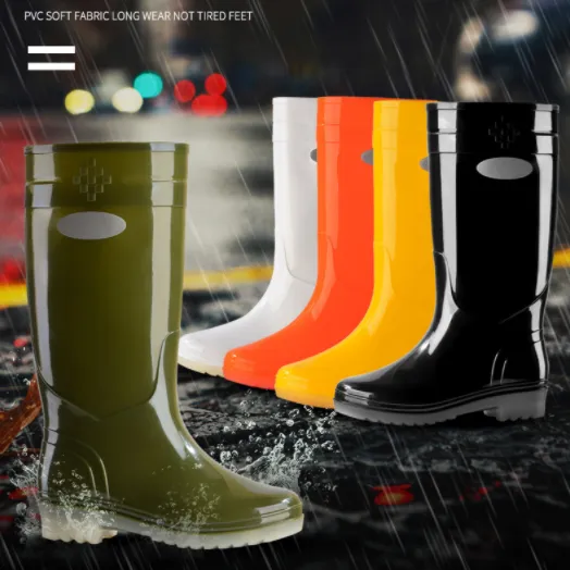 Shiny Glossy Rubber Boots