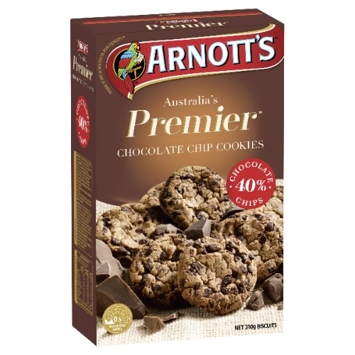 Arnott's Premier Chocolate Chip Cookies, 310 Grams