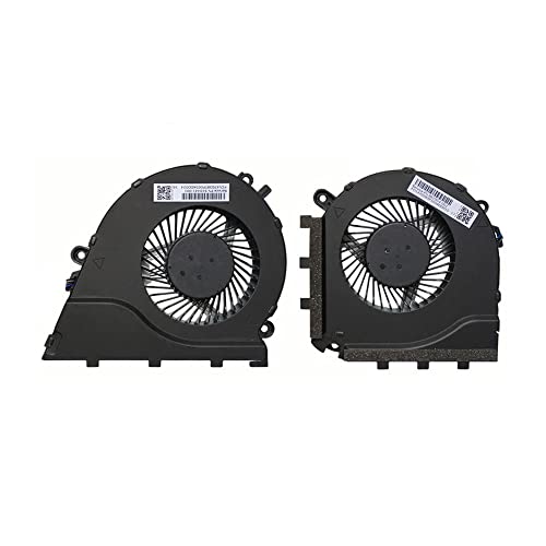 Rakstore Laptop CPU+GPU Cooling Fan for HP Omen 17-W 17-w102nl 17-w102ns 17-w103nf 17-w043dx 17-w119TX 17-W010NG 17-w206tx 17-w205tx TPN-Q174 Quiet Cooler Fan