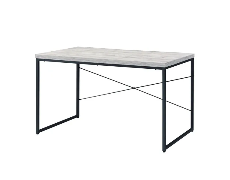 ACME Jurgen Desk, Antique White & Black YF