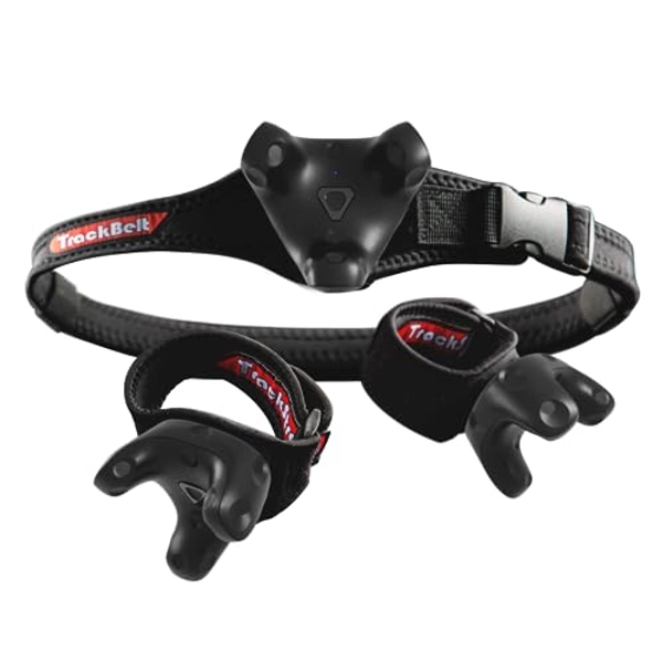 Rebuff Reality TrackStrap Bundle Compatible with Vive Tracker 3.0 & Tundra Tracker –Dance Dash & VRChat Ready, Full-Body Tracking, Motion Capture, Includes Foot Straps & Belt (Trackers not Included)