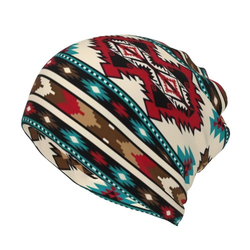 Indian Native American Multifunction Beanie Hat for Men Women Fashion Scarf Soft Stretch Skull Cap - Native American-g4 One Size