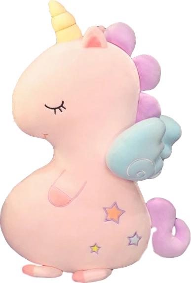 Kawaii Unicorn Plushie (3 COLORS, 4 SIZES) - Pink / 43" / 110 cm