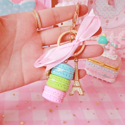 Macaron Keychain - Pastel Macarons