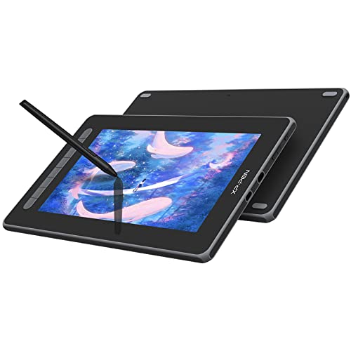 XP-PEN Artist 12 (2nd Gen) Drawing Tablet with Screen, Graphics Pen Display with 11.6 Inches Full-laminated Screen, X3 Elite Stylus, Supports Windows, Mac OS, Android, Chrome OS and Linux (Black) - Artist 12 (2nd Gen) - Black