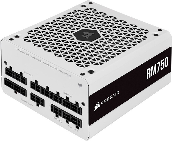CORSAIR RM White Series™ RM750 — 750 Watt 80 PLUS Gold Fully Modular ATX PSU (EU)
