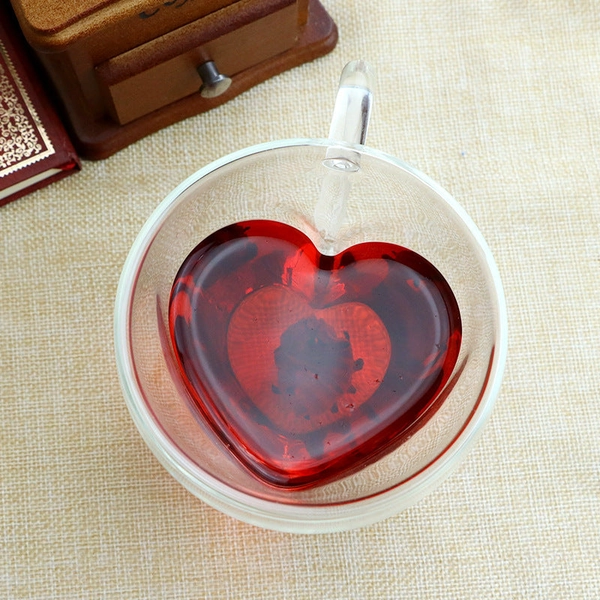 Heart Glass Cup