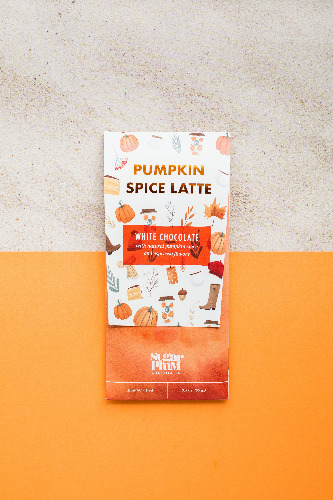 Pumpkin Spice Latte Chocolate Bars – 4 Pack of Decadent White Chocolate with Coffee & Pumpkin Spice Flavors | Fall-Inspired Gourmet Candy