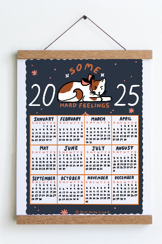 Some Hard Feelings - 2025 Small Calendar Print | Default Title