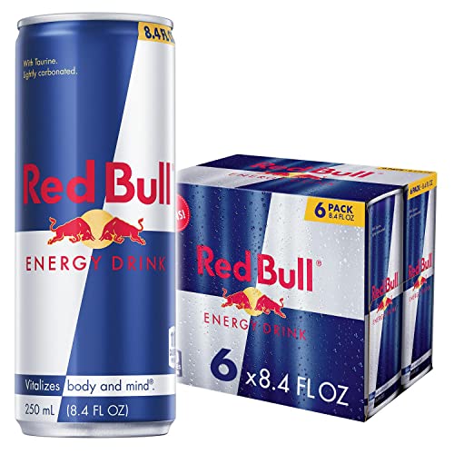 Red Bull Energy Drink, Original,8.4 Fl Oz (Pack of 6) - Original - 8.4 Fl Oz (Pack of 6)