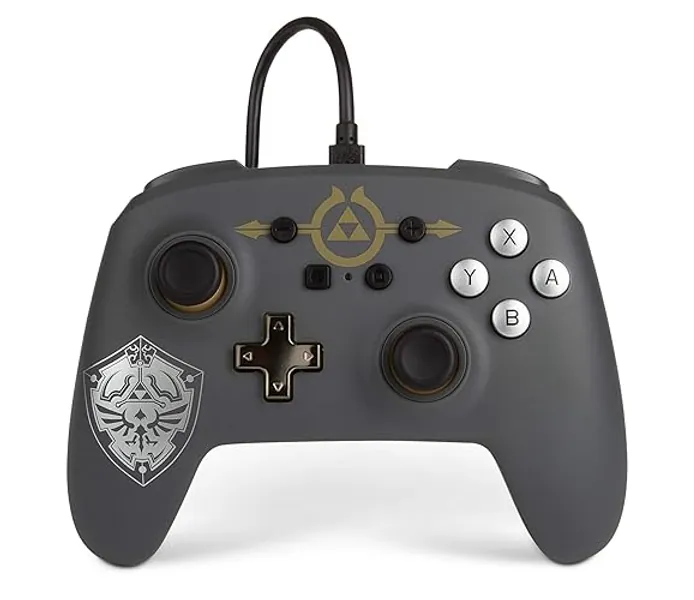 PowerA Enhanced Wired Controller for Nintendo Switch - Hylian Shield - Hylian Shield