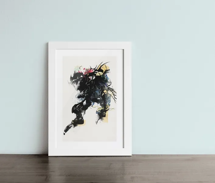 TERRA on MAGITEK Armor poster - Inspired by Final Fantasy VI