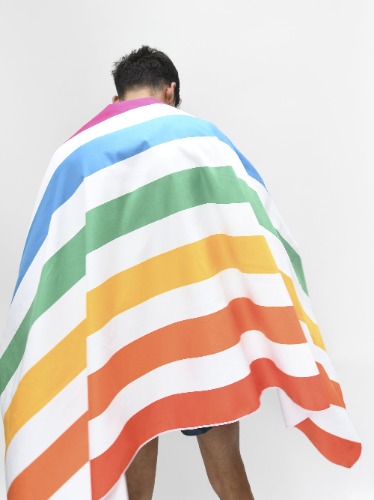 Microfiber Beach Towel - Mallorca Stripes | Default Title