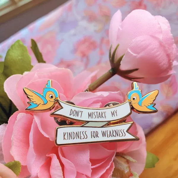 Kindness Enamel Pin by Uncommon Nonsense