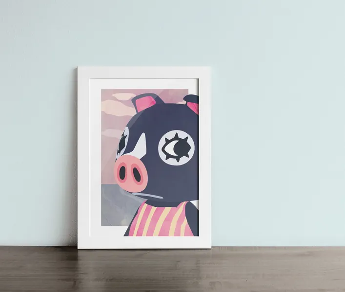 AGNES poster - Inspired by Animal Crossing: New Horizons