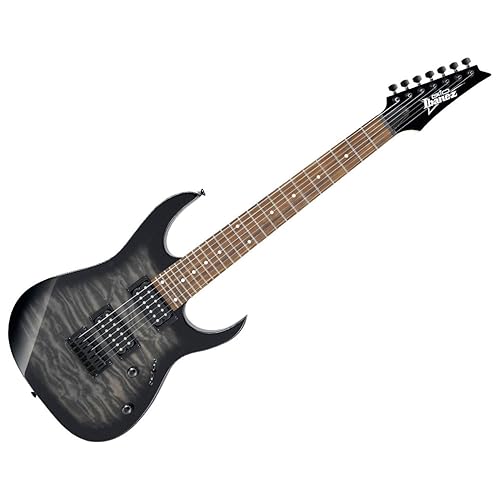 Ibanez Gio GRG7221QA 7-String - Transparent Black Sunburst - Transparent Black Sunburst