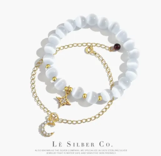 Le Silber Co - Moon and Star bracelet