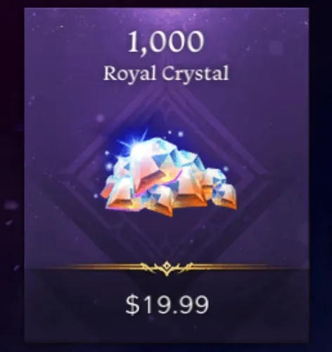 1000 Royal Crystals