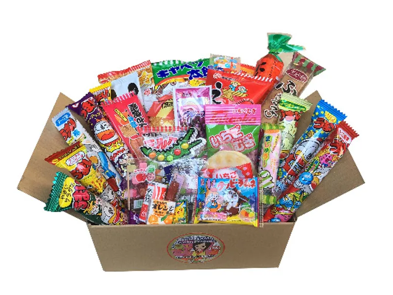 GIFT Japanese Snack Assortment 35 pcs of 27 Types Full of"DAGASHI", OHIMESAMA Snack Selection (M)