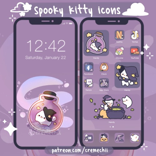 Spooky Kitty Icons